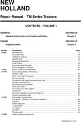 New Holland TM120, TM130, TM140, TM155, TM175, TM190 Service Manual