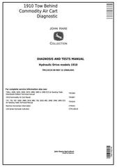 TM115219 - John Deere 1910 Hydraulic Driven Tow Behind Commodity Air Cart Diagnostic & Tests Manual