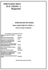 TM12272 - John Deere 450J Crawler Dozer (S.N. 216243— ) Diagnostic, Operation & Test Service Manual