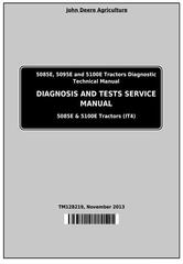 TM128219 - John Deere Tractors 5085E, 5095E and 5100E Diagnostic and Tests Service Manual