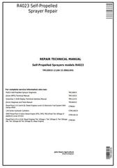 TM130919 - John Deere R4023 Self-Propelled Sprayers Service Repair Technical Manual