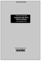 TM401119 - John Deere 7330 2WD or MFWD Tractors Diagnosis and Tests Service Manual
