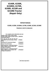 TM403919 - John Deere 6140R, 6150R, 6150RH, 6170R, 6190R, 6210R, 6210RE Tractor Service Repair Manual