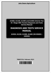 TM607319 - John Deere Tractors 6105D, 6115D, 6130D, 6140D Diagnostic and Tests Service Manual