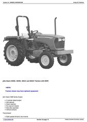 TM900219 - John Deere 5036C, 5039C, 5041C, 5042C (India Edition) Tractors Diagnostic, Repair Technical Manual