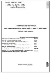 TM1529 - John Deere 544G, 544GH, 544G LL, 544G TC, 624G, 644G Loader Diagnostic&Test Service Manual
